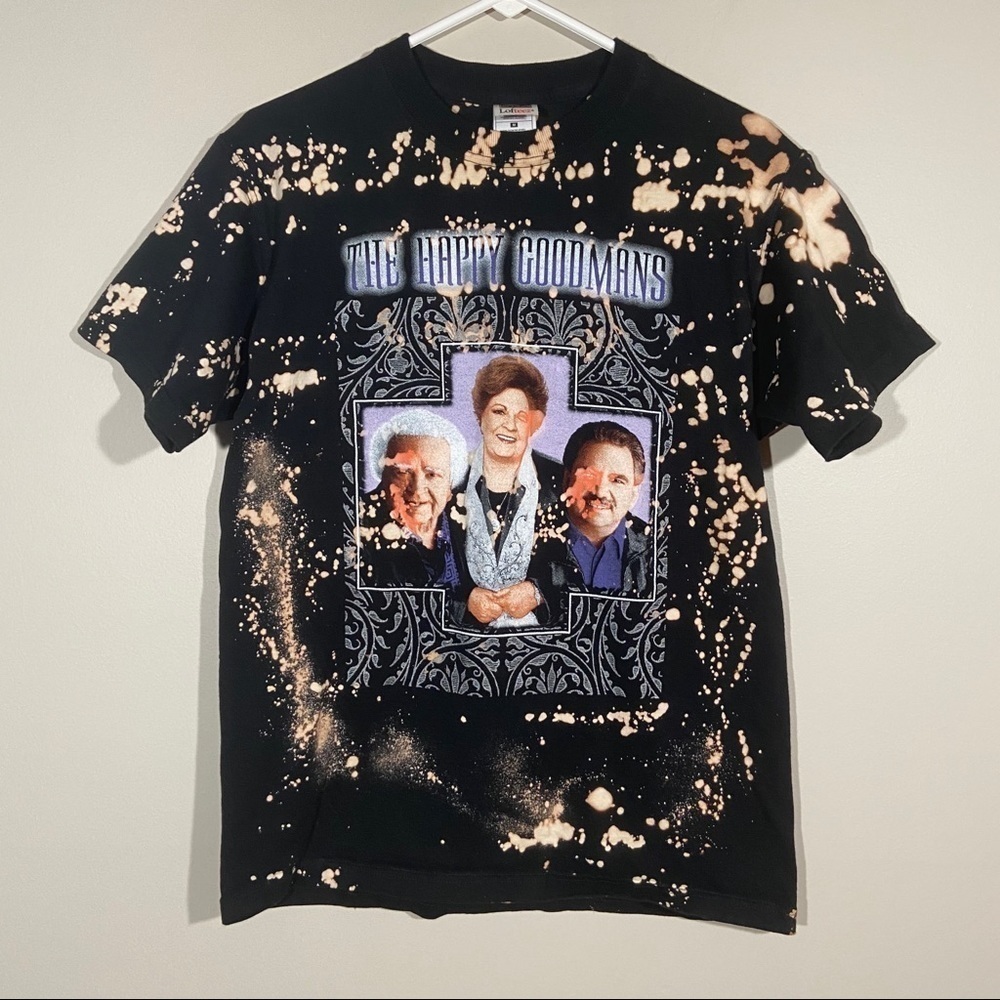 Happy Goodmans Bleach Dyed Short Sleeve T Shirt